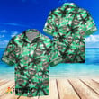 Tropical Heineken Button Shirt And Shorts Set