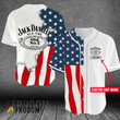 Personalized US Flag Jack Daniels Baseball Jersey