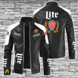Premium Black Miller Lite Leather Jacket