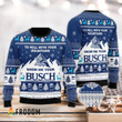 busch christmas sweater
