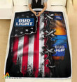 USA Flag Bud Light Blanket