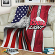 USA Flag Coors Light Blanket