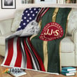USA Flag Jameson Whiskey Blanket