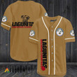 Brown Lagunitas Brewing Baseball Jersey