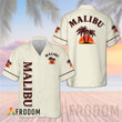 Basic Printed Beige Malibu Rum Hawaii Shirt