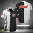 Personalized Multicolor Budweiser Button Shirt