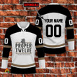 Personalized Proper Twelve Hockey Jersey