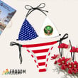 American Flag Jagermeister Bikini Set Swimsuit Beach