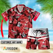 Personalized Tropical Coors Light Hawaiian Shirt And Shorts Set