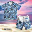 Tropical Bud Light Hawaiian Shirt And Shorts Set