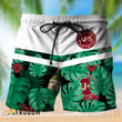 Personalized Tropical Monstera Leaf Jameson Hawaiian Shirt And Shorts Set