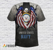 Personalized I'm A Grumpy Old Navy Veteran T-shirt & Sweatshirt
