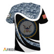 USN Skull Navy Veteran T-shirt & Sweatshirt