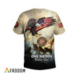 Personalized One Nation Under God Marine Corps T-shirt & Sweatshirt