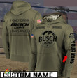 Personalized Busch Light Veteran Hoodie