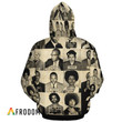 Civil Rights Leaders All Over Hoodie