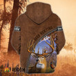 Personalized Vintage Deer Hunting Hoodie