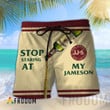 Summer Jameson Whiskey Hawaiian Shorts
