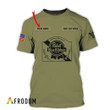 Personalized Military Green Pabst Blue Ribbon Beer T-shirt