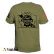 Personalized Military Green Pabst Blue Ribbon Beer T-shirt
