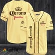 Yellow Corona Familiar Beer Baseball Jersey