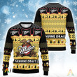 Miller Genuine Draft Christmas Ugly Sweater