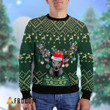 Personalized Reindeer Jameson Whiskey Christmas Ugly Sweater