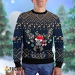 Personalized Reindeer Miller Lite Christmas Ugly Sweater