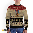 Chevron Pattern Captain Morgan Christmas Ugly Sweater
