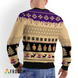 Chevron Pattern Crown Royal Christmas Ugly Sweater