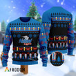 Christmas Geo Pattern Natural Light Ugly Sweater