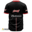 Budweiser Black Label Logo Baseball Jersey