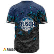 Abstract Holographic Colorful Busch Light Baseball Jersey