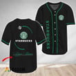 Personalized Starbucks Coffee Baseball Jersey