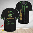 Personalized Black Jagermeister Baseball Jersey