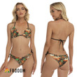 Tropical Palm Island Jagermeister Bikini Set Swimsuit Beach
