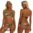 Summer Floral Dope Girl Bikini Set Swimsuit Beach