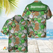 Coconuts Tropical Beach Jagermeister Hawaiian Shirt 