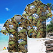 Abstract Banana Leaves Busch Light Hawaiian Shirt