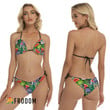 Summer Watermelon Pabst Blue Ribbon Bikini Set Swimsuit Beach