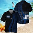 Blue Polynesian Bud Light Hawaiian Shirt