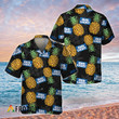Black Aloha Pineapple Bud Light Hawaiian Shirt