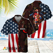 Personalized Tropical Vibes American Flag Captain Morgan Hawaii Shirt