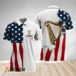 Personalized Guinness American Flag Polo Shirt