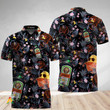 Black Palm Floral Jagermeister Polo Shirt