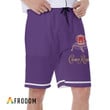 Basic Printed Purple Crown Royal Shorts