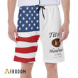 Vintage USA Flag Fourth Of July Tito's Vodka Hawaiian Shorts