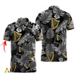 Customized Guinness Beer Tropical Hawaiian Polo Shirt