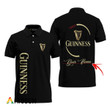 Customized Guinness Black Polo Shirt