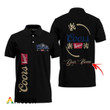 Customized Coors Banquet Black Polo Shirt